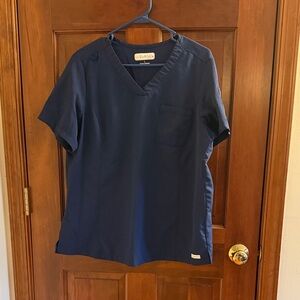 Surge Women's Navy V-Neck Scrub Top